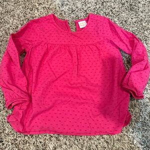 Jumping Beans Vibrant Pink Textured Top